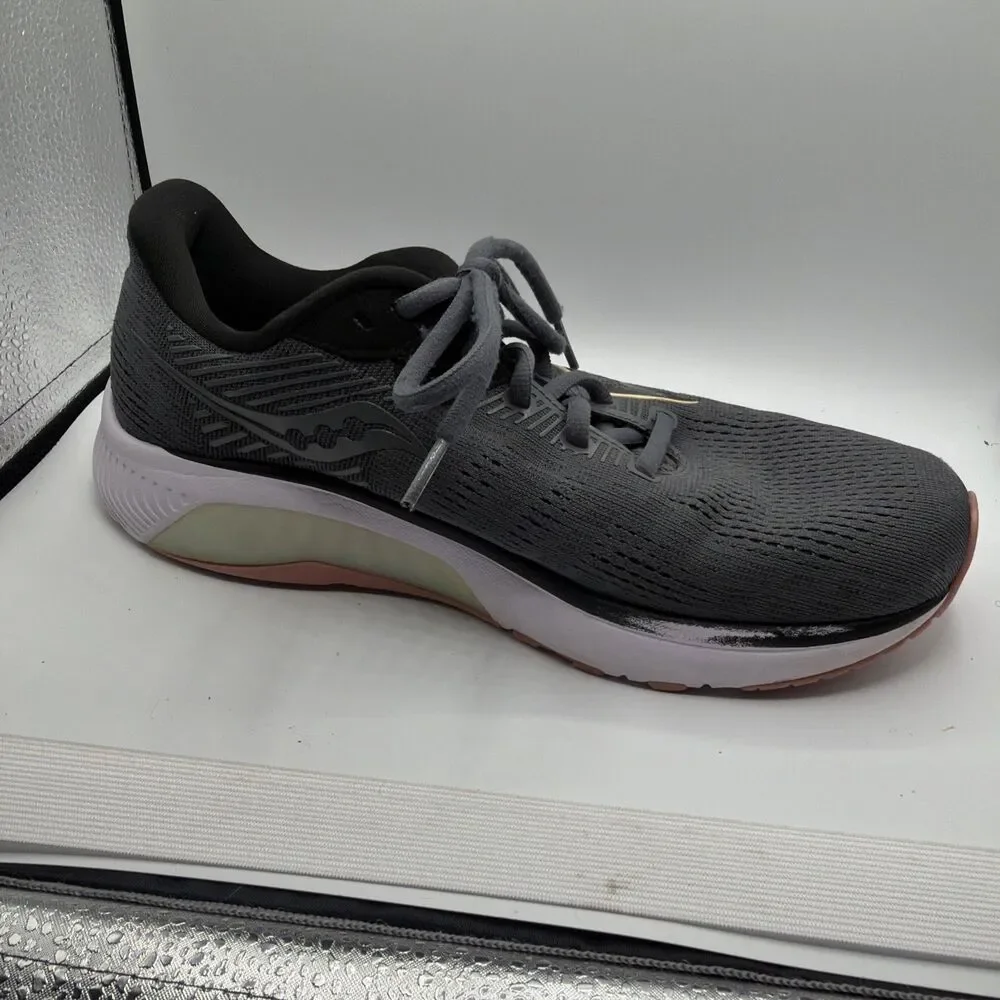 Saucony‎ Guide 14 Women’s Size 10 Black Gray PWRRUN Running Shoes